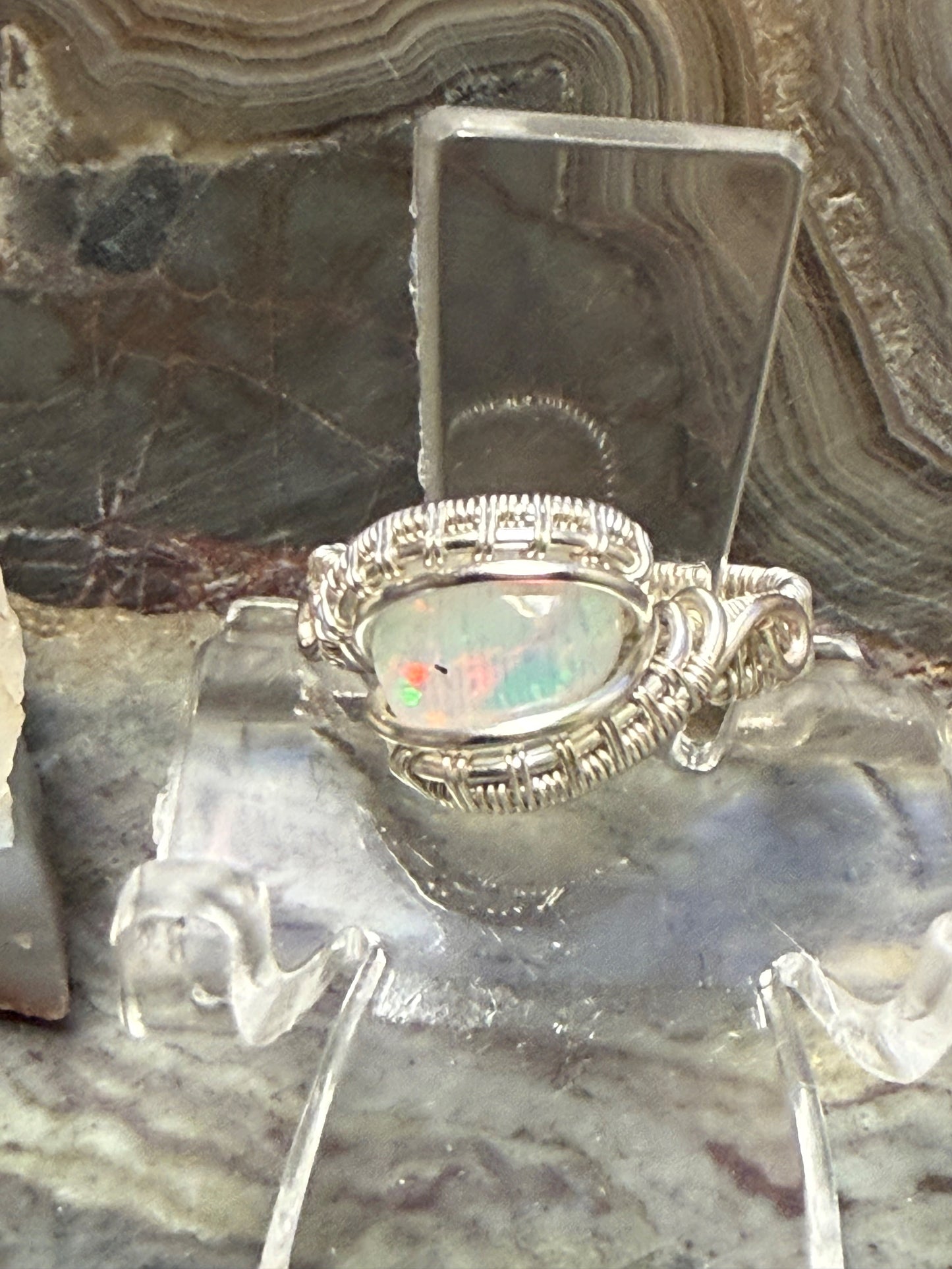 Ethiopian Opal ring