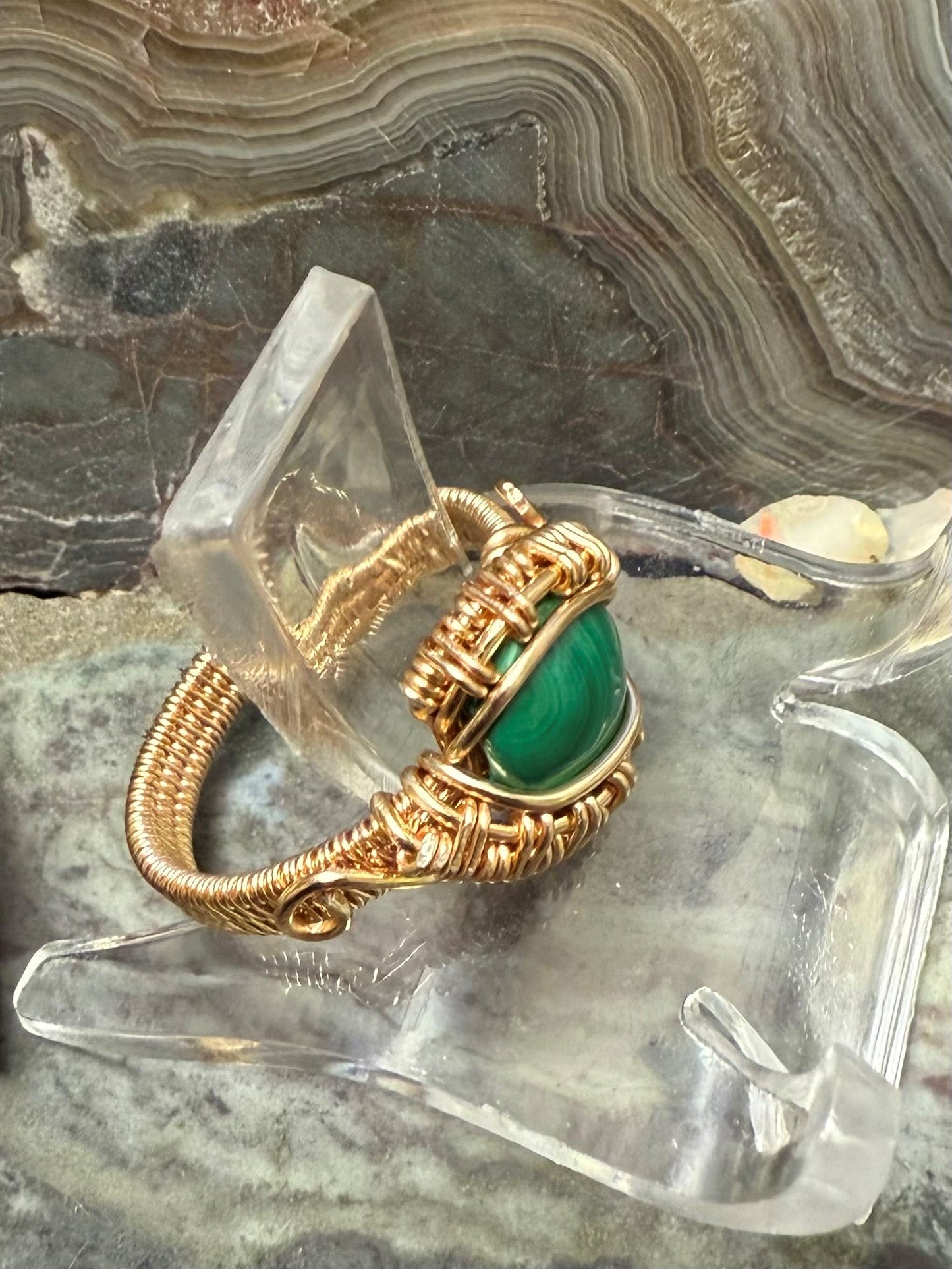 Malachit-Ring