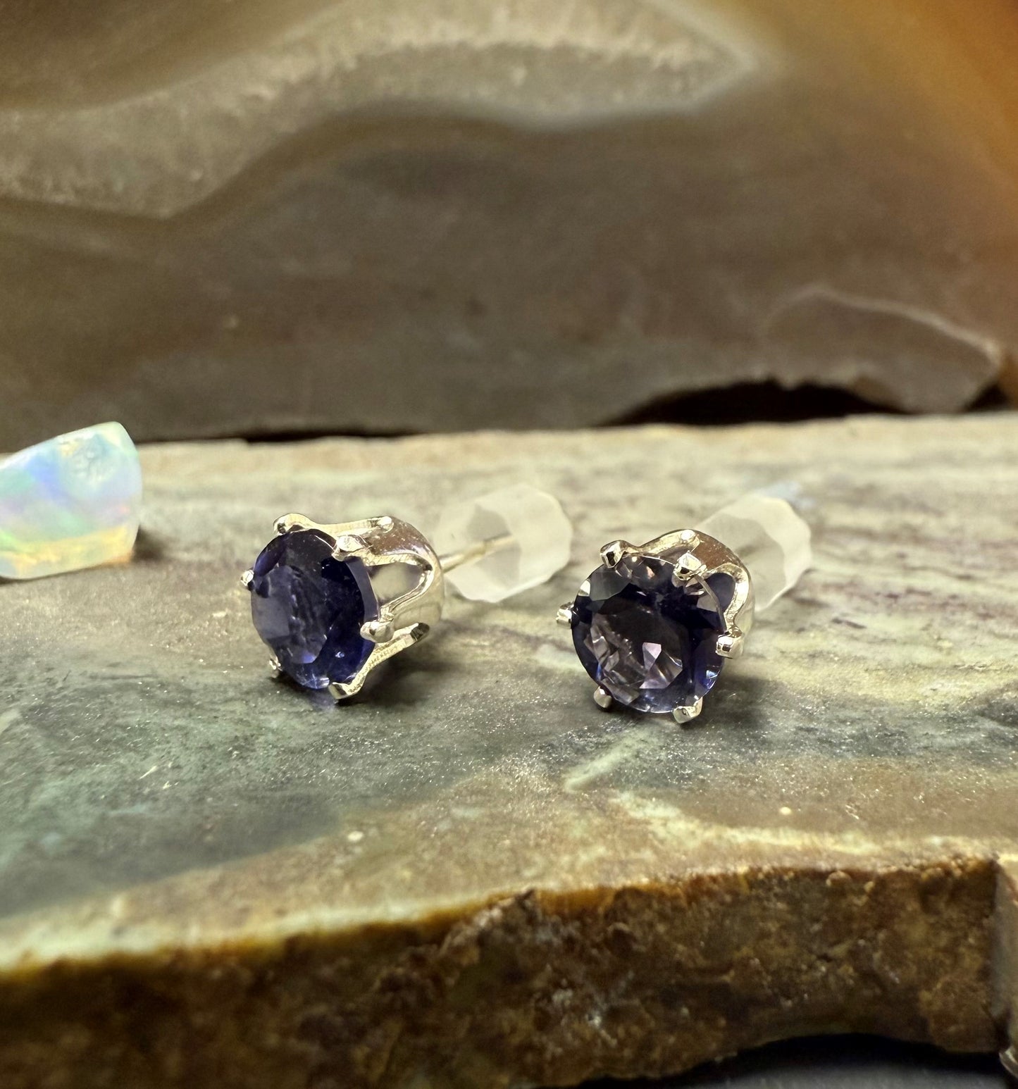Iolite Earrings