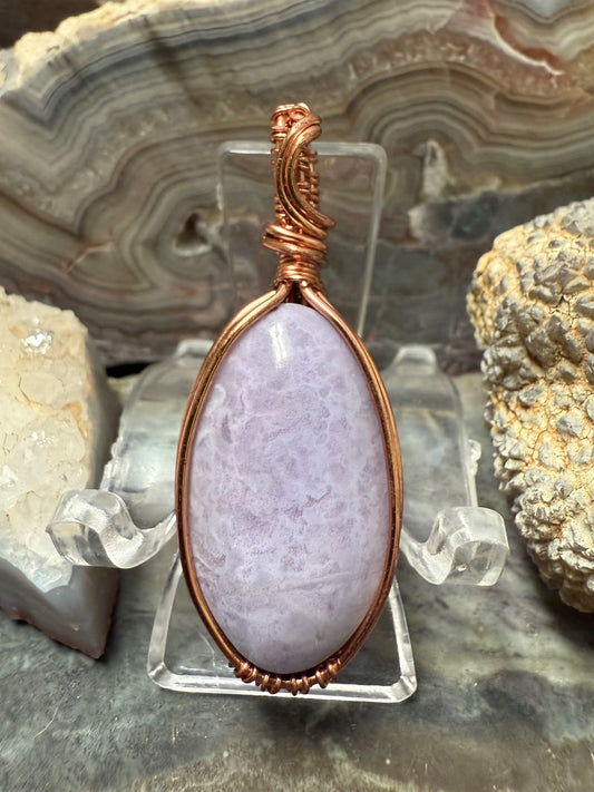 Purple Cloud Agate