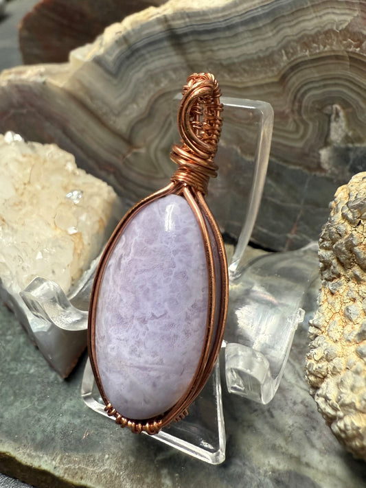 Purple Cloud Agate