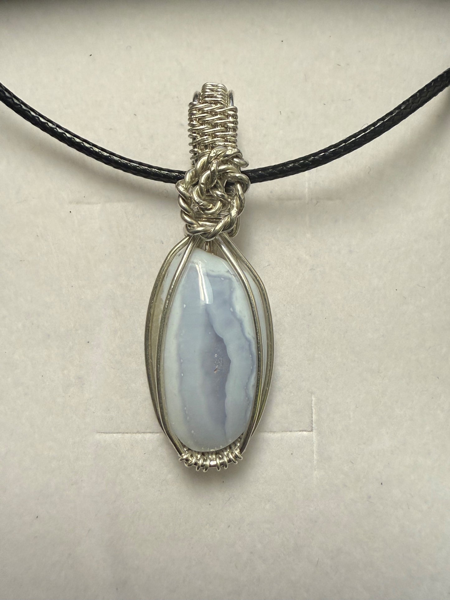 Blue Lace Agate Sterling Silver